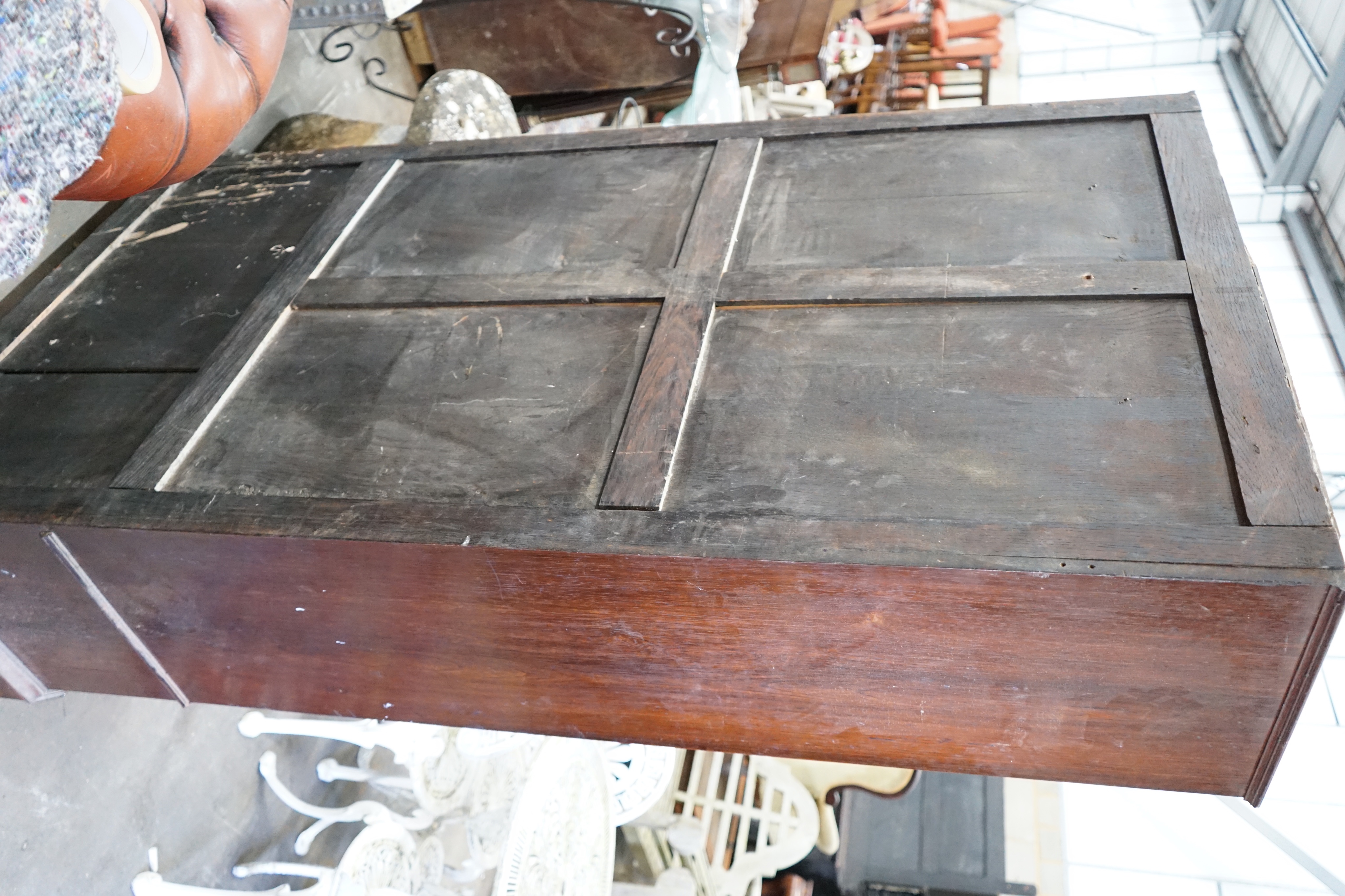 A 19th century French rosewood mirrored armoire, width 100cm depth 43cm height 194cm